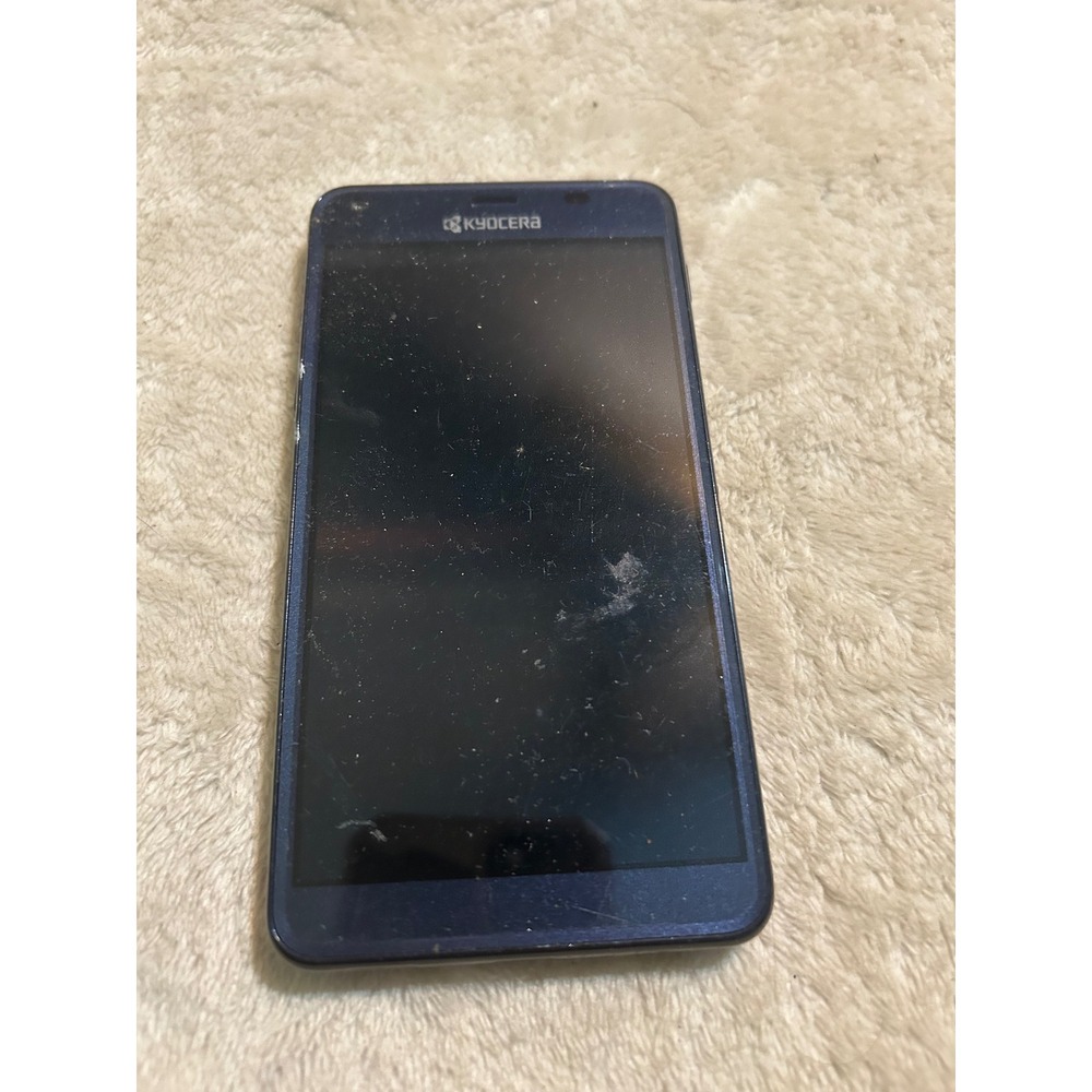 Kyocera Hydro Shore C6742B Blue Smartphone For Parts No Battery